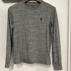 Polo Ralph Lauren Small Gray long sleeve T with Gray Horse